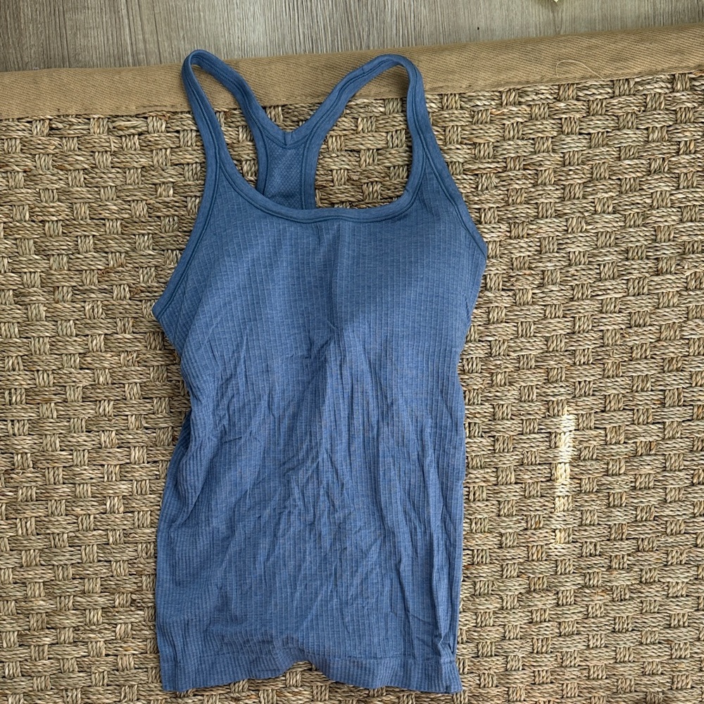 lululemon athletica Blue Tank Top